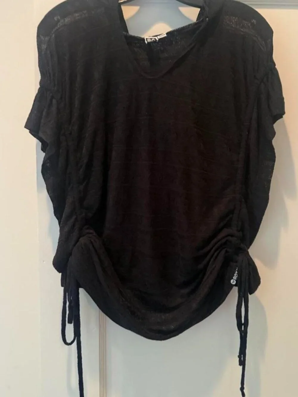 Roxy Women's Black Cover Up Top
